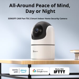 Sonoff Cam PT2 Câmera De Segurança Residencial Inteligente Visão