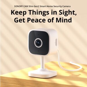 Sonoff Cam Slim Gen2 Câmera De Segurança Doméstica Inteligente 1080P