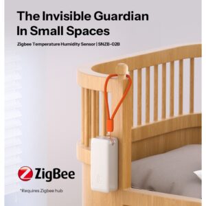 Sonoff SNZB-02B AirGuard TH Lite Zigbee Sensor De Umidade E — Informática