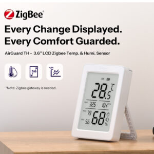 Sonoff SNZB-02DR2 AirGuard TH 3.6’LCD Zigbee Temperatura Umidade
