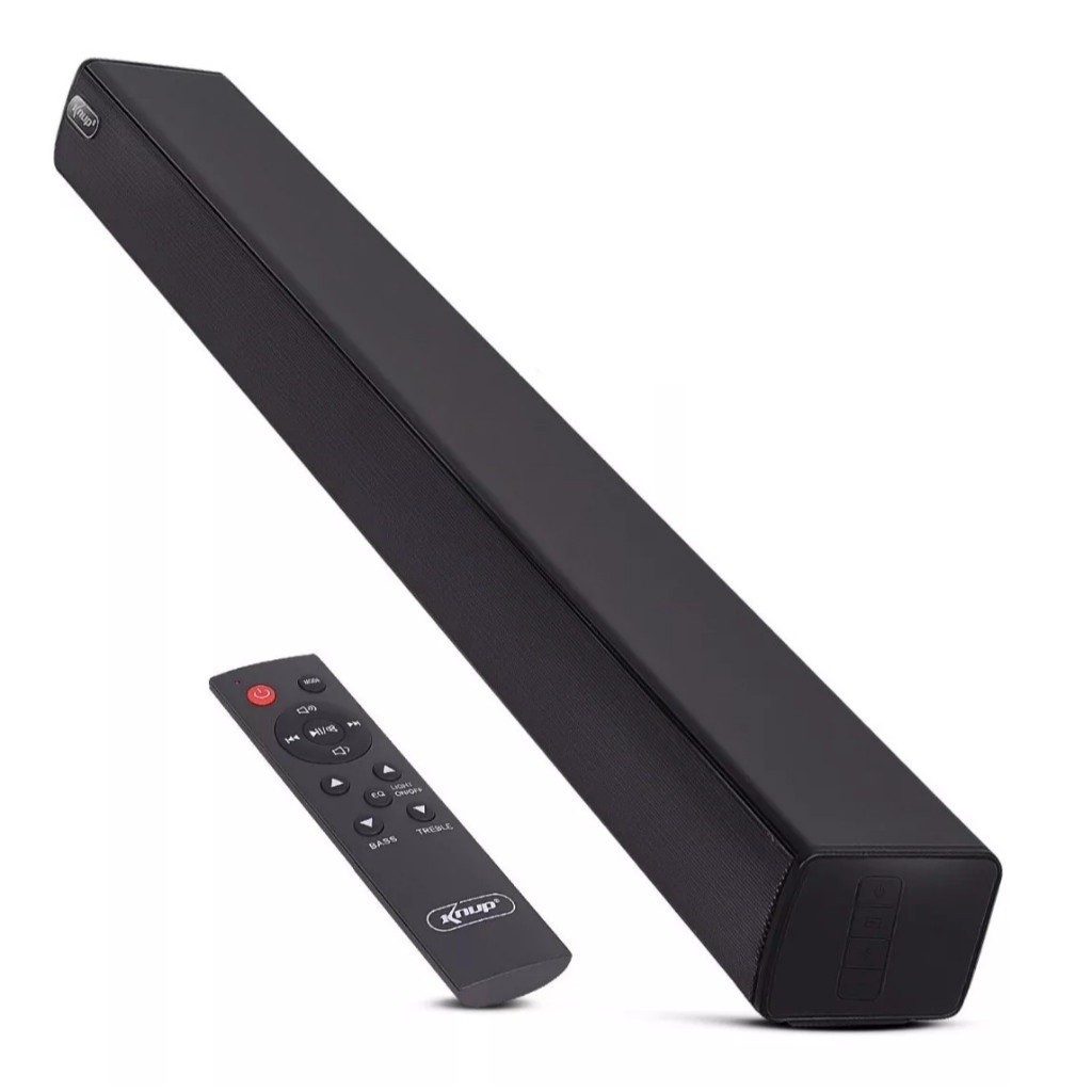 Soundbar Caixa de Som Bluetooth C Controle Knup 60W Rms — Áudio e Fones