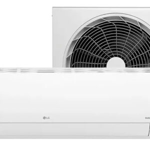 Split hi wall inverter LG dual compact 12000 btu h frio