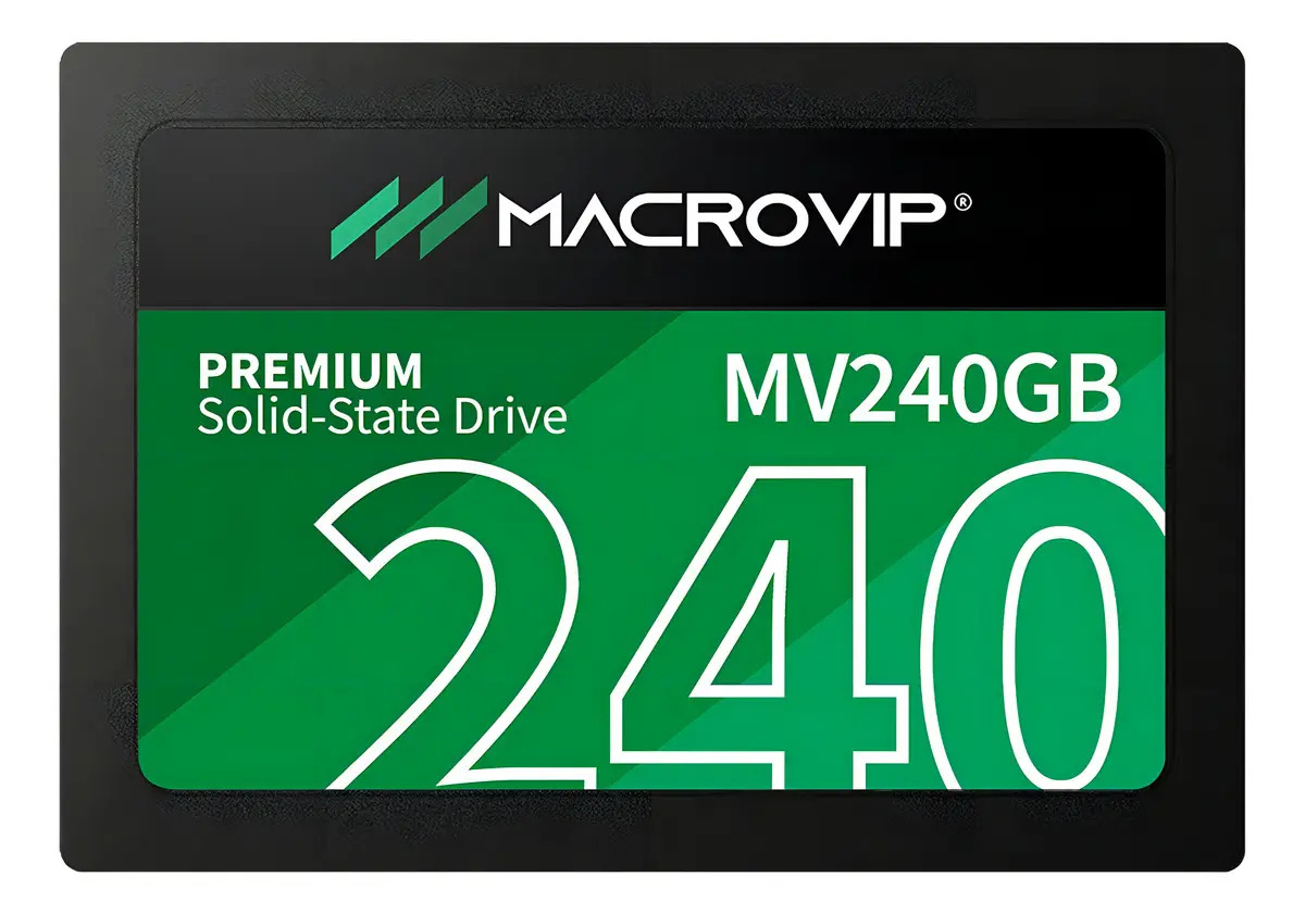 Ssd 2.5 Sata Iii Macrovip Premium 240gb Preto E Verde — Informática