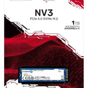 SSD Kingston NV3 1TB M.2 2280 PCIe 4.0 NVMe 6000 MB s