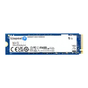 SSD Kingston NV3, 1TB, M.2 2280, PCIe 4.0 NVMe, Leitura 6000MB s