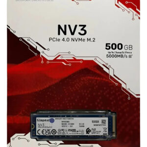 SSD Kingston NV3 500GB M2 2280 Nvme PCIe 4.0 Gen 4×4