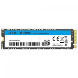 SSD Lexar NM610 Pro, 500GB, M.2 NVMe, leitura De 3000MBs, Gravação
