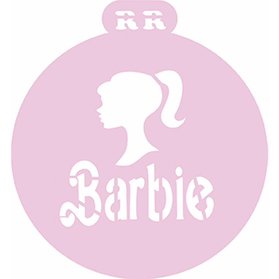 Stencil Boneca "Barbie" Ref. 4077 1 unidade RR Cortadores Rizzo — Brinquedos