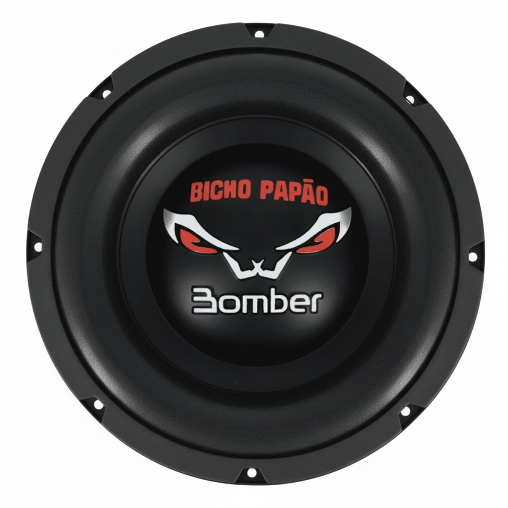 Subwoofer 8 Bomber Bicho Papão 600W Rms 4 Ohms Som Automotivo Forte