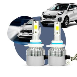 Super LED Farol Projetor Kia Sportage 2017 A 2026 6000K 30h