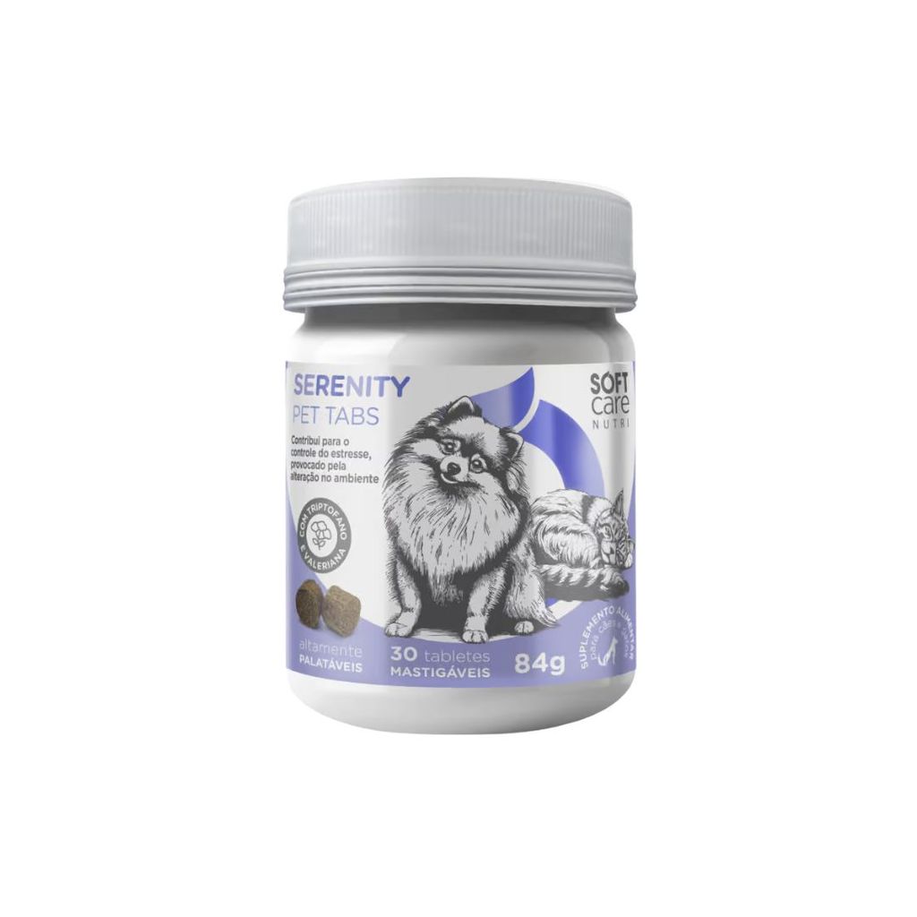 Suplemento Pet Cães Gatos Anti-estresse Serenity Pet Tabs Soft Care — Informática
