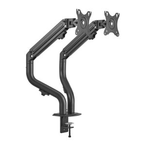 Suporte Articulado Para 2 Monitores Brateck C024, 17 Pol. a 32 Pol