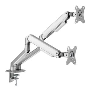 Suporte Articulado Para 2 Monitores Brateck C024, 17 Pol. a 32 Pol