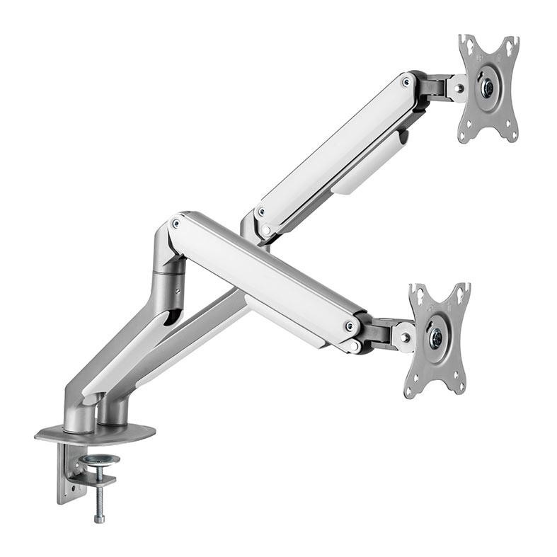 Suporte Articulado Para 2 Monitores Brateck C024, 17 Pol. a 32 Pol