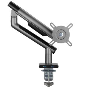 Suporte Articulado Para Monitor 17” A 32” Usb 3.0 Cinza S