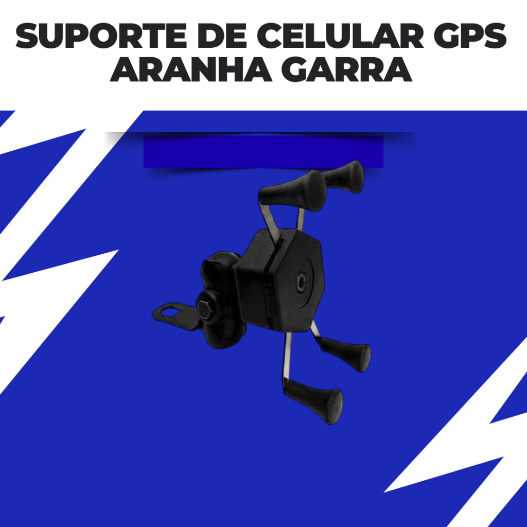 Suporte Celular Gps Aranha Garra X Sem Carregador Universal Moto Bike — Celulares e Acessórios