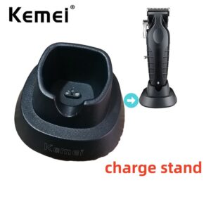Suporte De Carregamento De Cabelo Kemei Base De Carregador Rápido