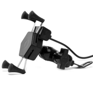Suporte De Celular Para Moto Com Carregador Usb