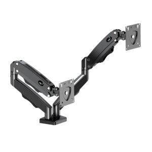 Suporte Ergonômico Articulado de Mesa, 2 Monitores 17 a 35″ até 9kg