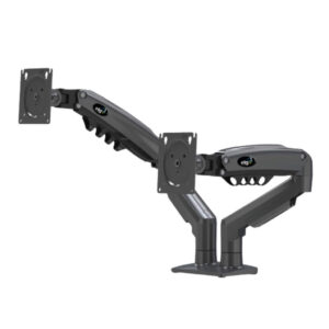Suporte Ergonômico Articulado de Mesa com Pistão a Gás para 2