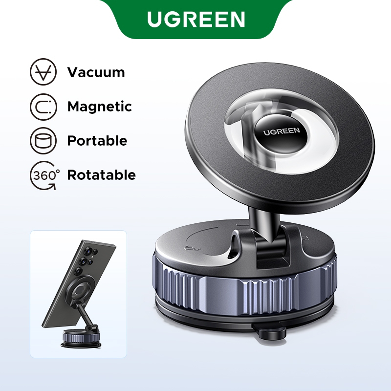 Suporte Magnético Para Telefone A Vácuo Ugreen Portátil 360 Giratório — Celulares e Acessórios