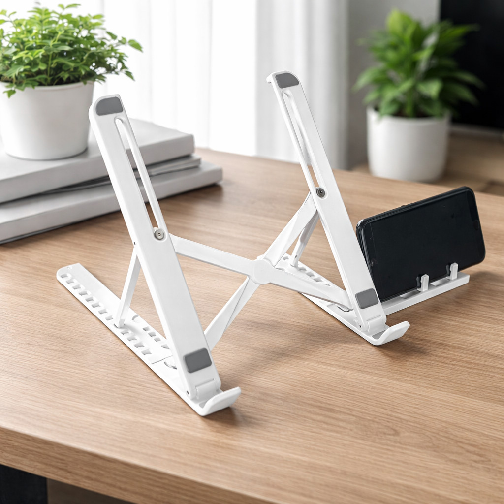 Suporte para Notebook e Celular Portátil Dobrável