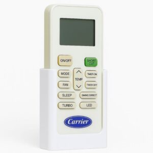 Suporte Parede Porta Controle Springer Carrier Branco Base Fixação