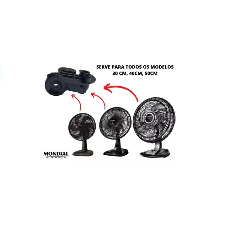 Suporte Pescoço Pivô Ventilador Mondial Vtx 40 Vtx50