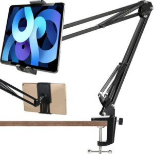 Suporte Tablet Celular Com Braço Articulado E Ajustado Para Mesa