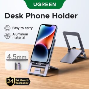 Suporte Telefônico De Mesa Dobrável Ugreen Ideal Para Chamadas De