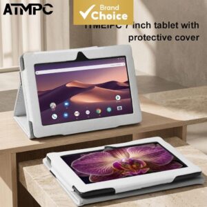 Tablet Android 7 Atmpc 14, 16GB, tela Ips HD 1024×600, processador