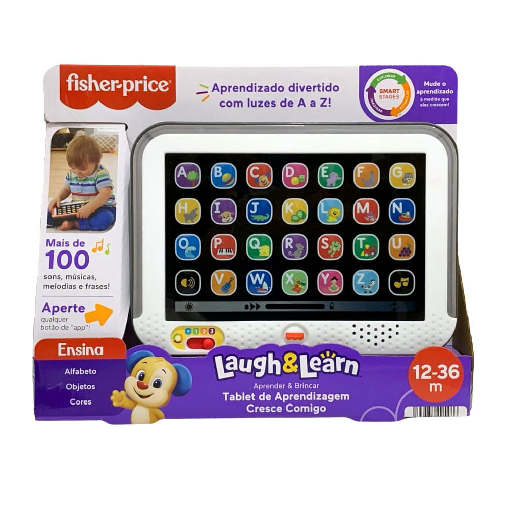 Tablet de Aprendizagem com Luz e Som Cresce Comigo Fisher-Price — Informática