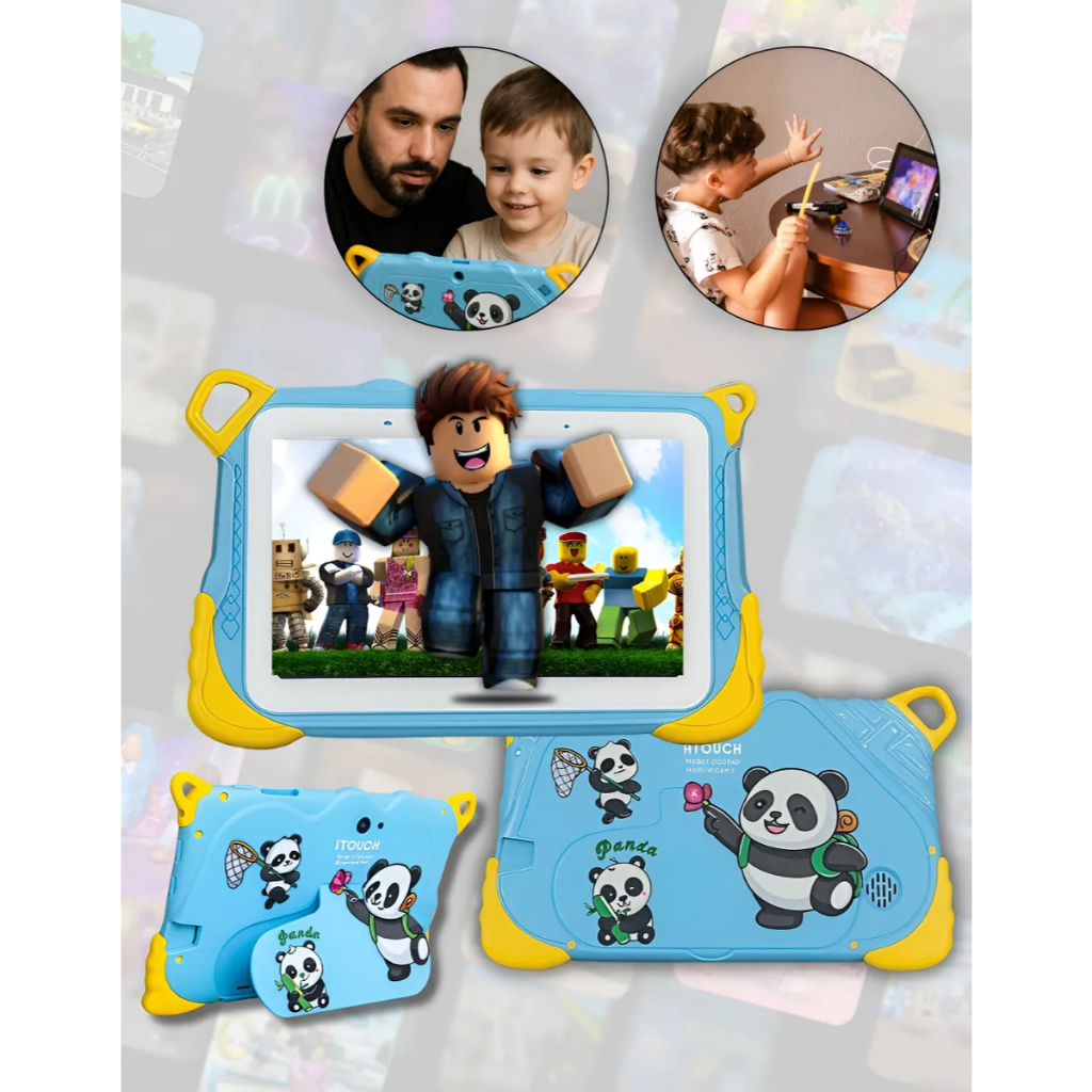 Tablet Infantil Kids Criança Smart 7 polegadas RAM 6GB 128GB Com Wifi