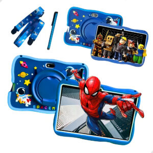 Tablet Infantil Kids Educativo Astronauta Rosa azul 64gb Cor Azul