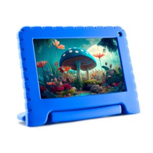 Tablet Kid Pad 7 pol Quad Core 64GB 4GB RAM Android 13 Azul Multi