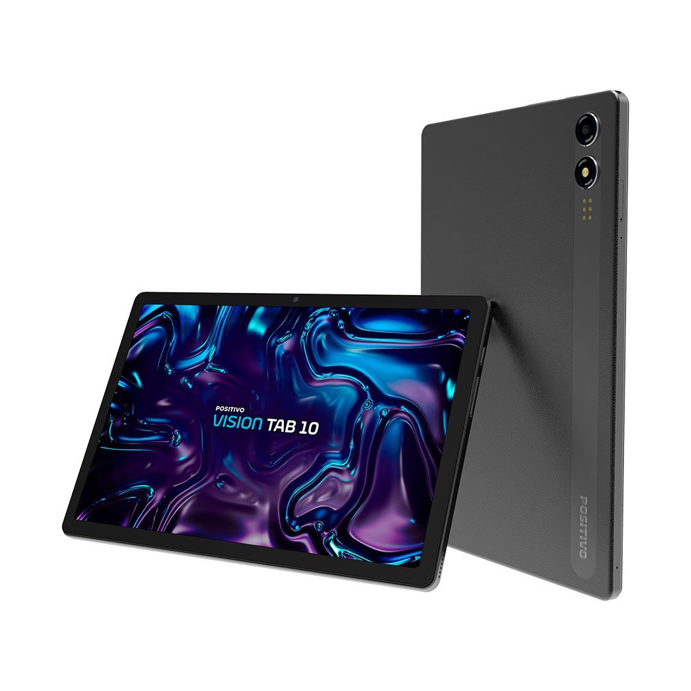 Tablet Positivo Vision Tab 10 4GB RAM 128GB Câmera 13MP e 5MP 10,1"