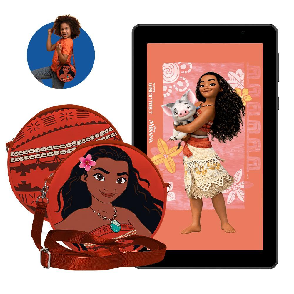 Tablet Positivo Vision Tab 7 Moana Capa e Bolsa 3GB RAM 64GB Android — Informática