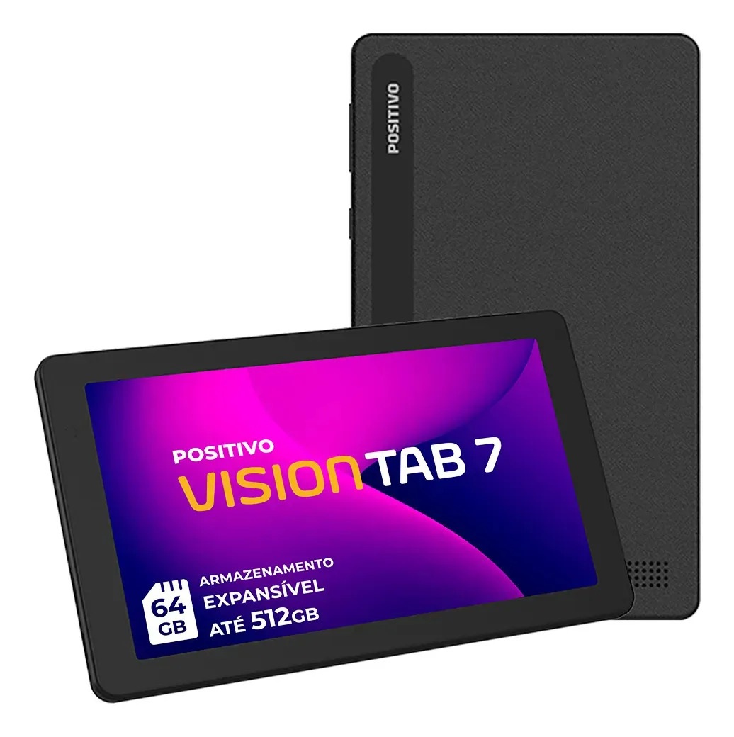 Tablet Positivo Vision Tab 7 Processador Octa-Core 3GB RAM 64GB — Informática