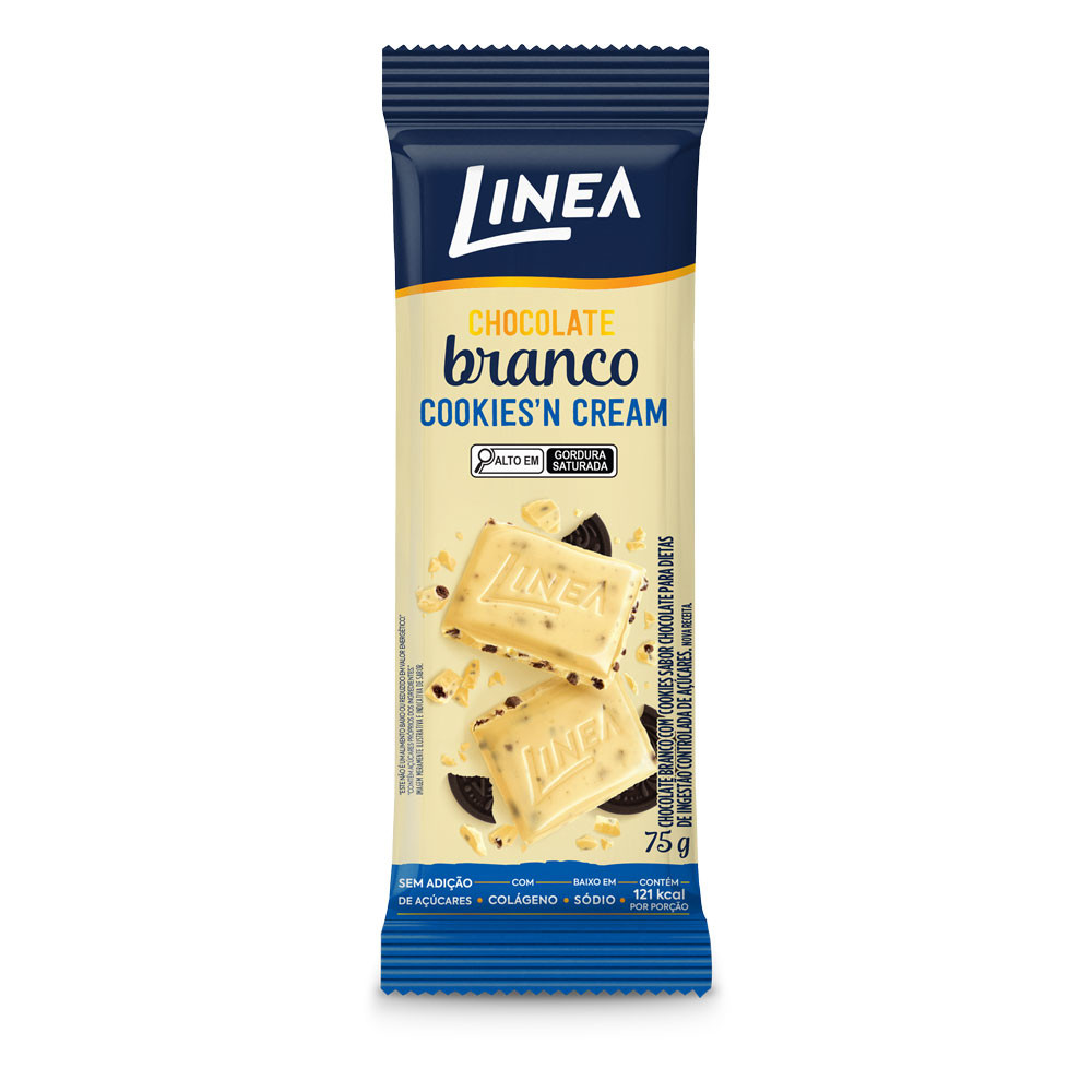 Tablete Chocolate Cookies'n Cream Linea 75g