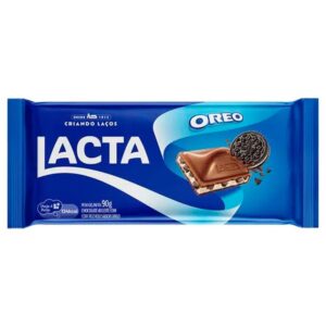 Tablete de Chocolate Ao Leite Recheio Oreo 90g Lacta