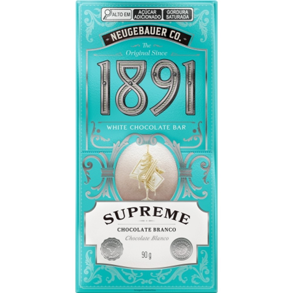 Tablete de Chocolate Branco Supreme 90g Neugebauer — Informática