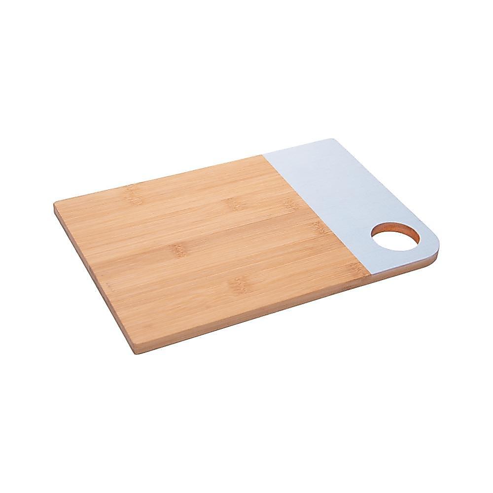 Tábua de Corte Retangular Lignora 28cm Bambu Azul Wolff para Cozinha