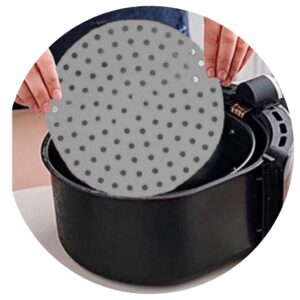 Tapete Protetor Silicone Redondo Para Air Fryer Forno Micro-ondas