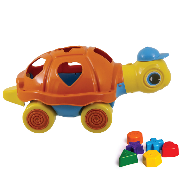 Tartaruga Brinquedo Pedagógica Para O Desenvolvimento Infantil Com