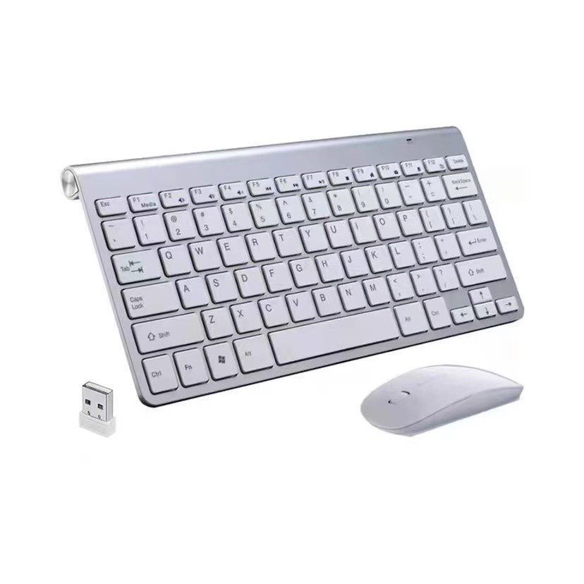 Teclado Com Mouse Adaptador Usb Sem Fio PC Keedi