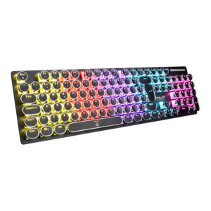Teclado Mecânico Gamer Knup Iluminação Rainbow Switches Black