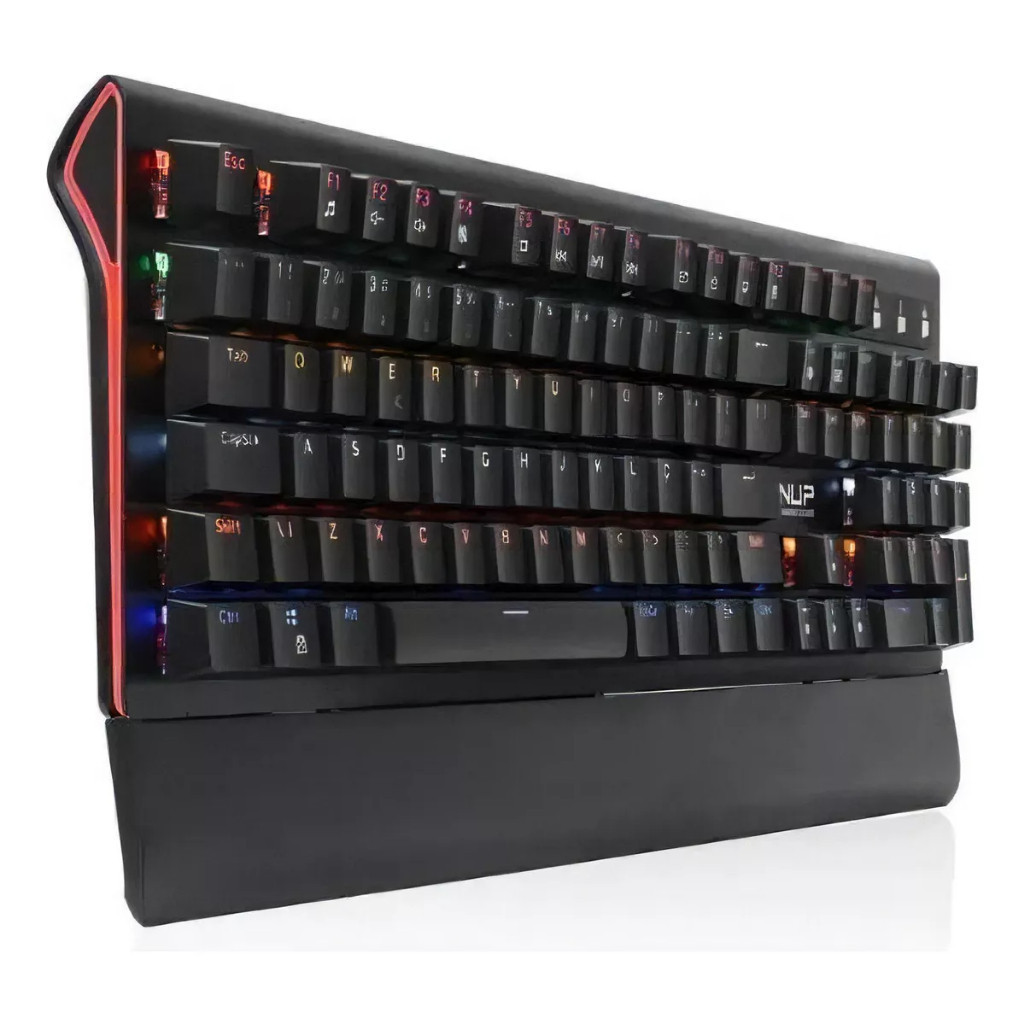 Teclado Mecânico Gamer Led Abnt2 Usb para PC Computad Knup
