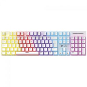 Teclado Mecânico Gamer Ninja Leap Pudim, Switch Blue, Rainbow, ABNT2