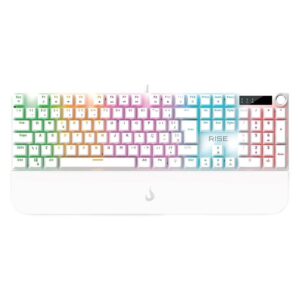 Teclado Mecânico Gamer Rise Mode Kyron, RGB, USB, Switch Rise Core
