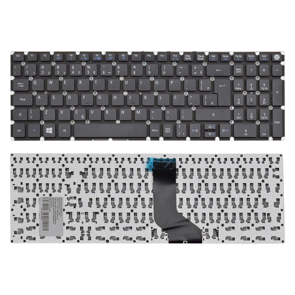 Teclado para Notebook Acer Aspire ABNT2 F3 — Informática
